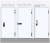 Дверной блок для холодильной камеры Профхолод распашная одностворчатая дверь 1200x2000 (80мм)