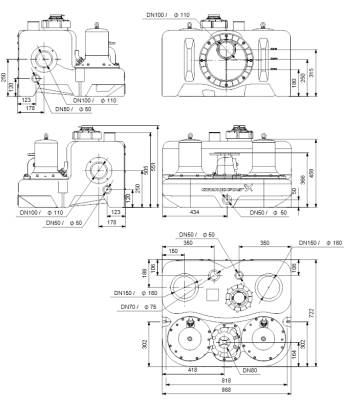 Насосная установка канализационная Grundfos Multilift MD 15.3.4