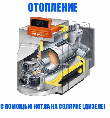 Отопление с помощью котла на солярке (дизеле)