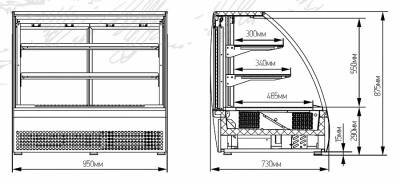 Холодильная витрина МХМ Veneto VSn-0.95