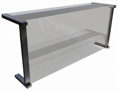 Настольная полка Optima Shelf 053/G г-образная